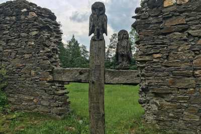 Dudelskirche Waschleithe im Oswaldtal / Erzgebirge