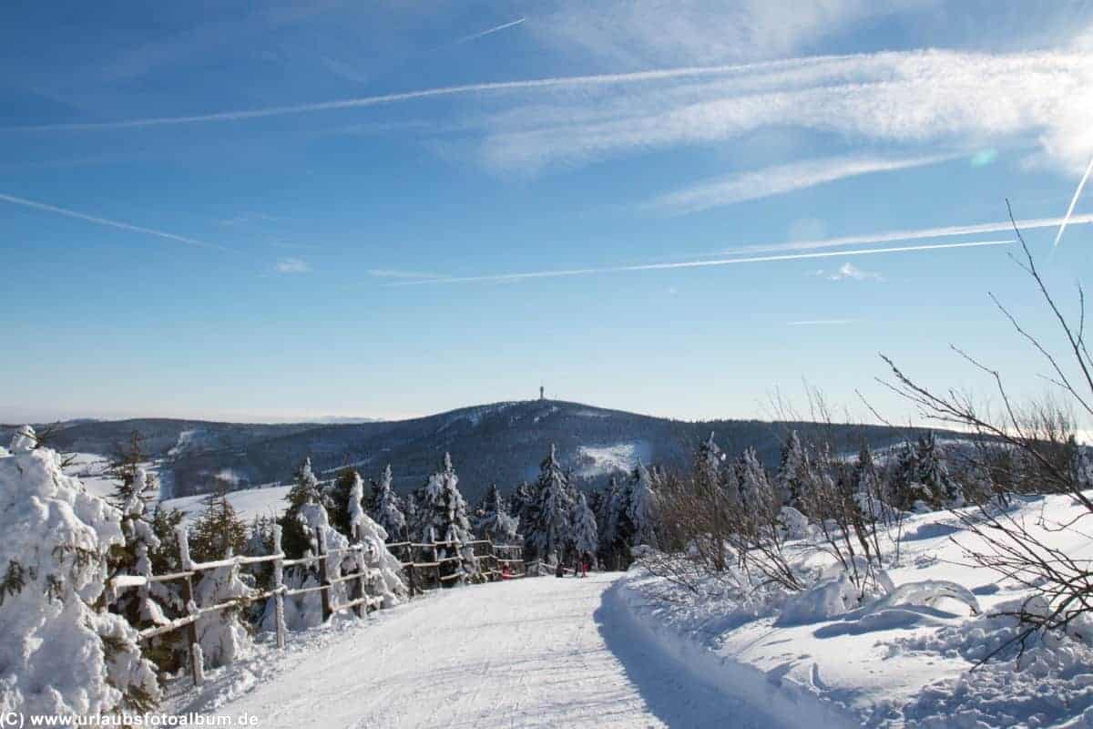 Keilberg 1244m (Klinovec) der höchste Berg im Erzgebirge
