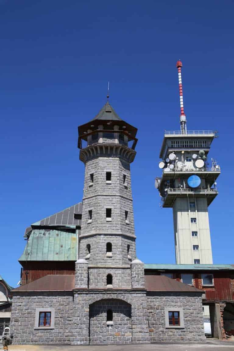 Keilberg 1244m (tschechisch Klinovec) | Neu ist der Kleine Aussichtsturm auf dem Klinovec Neu ist der Kleine Aussichtsturm auf dem Klinovec