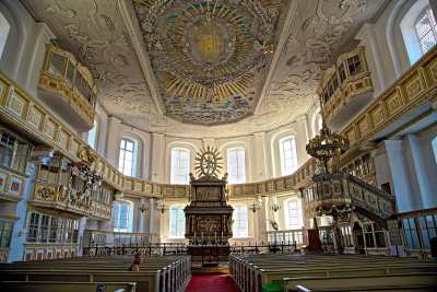 Die Sankt Georgen Kirche in Schwarzenberg im Erzgebirge