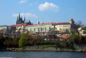 Prager Burg und Moldau